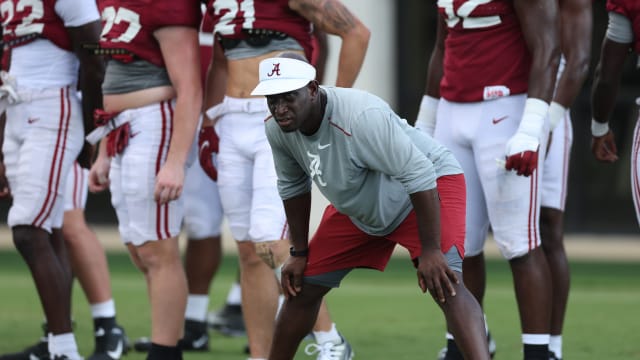 Travaris Robinson, Alabama practice, August 29, 2022